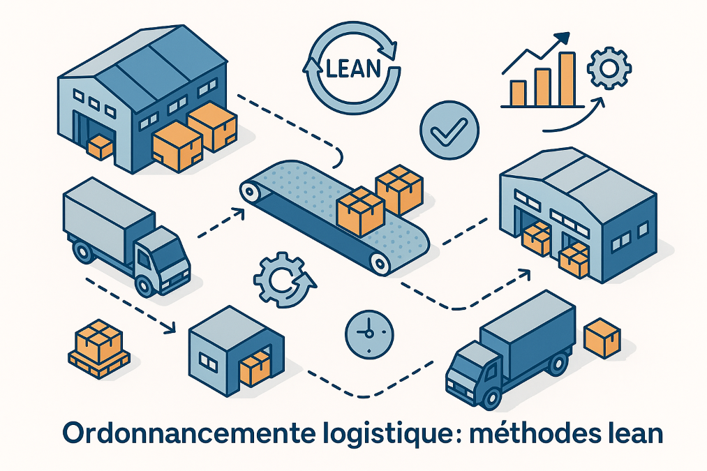 Ordonnancement logistique avec méthodes lean pour une supply chain agile et performante